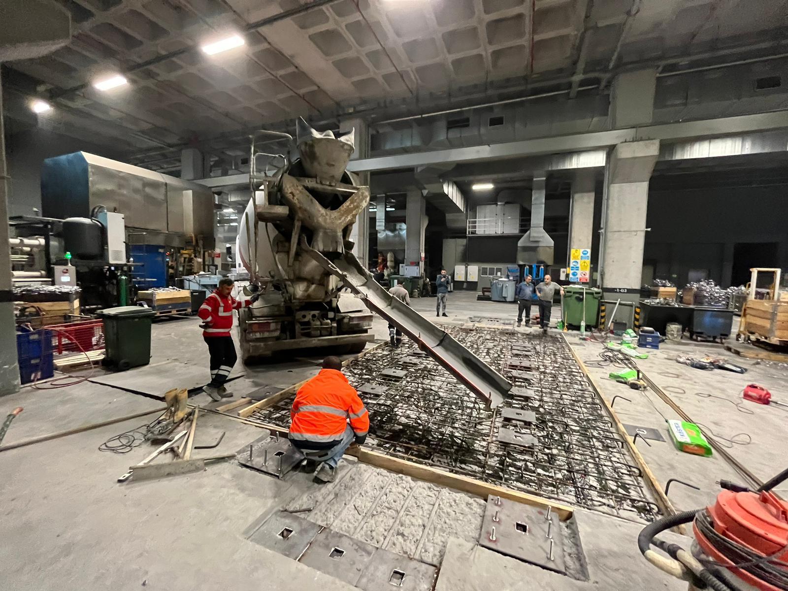 Arslan Makina Pres Makinası Temel Beton İşleri